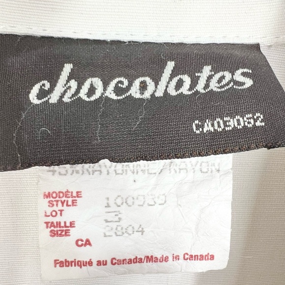 Vtg 80s 90s white power shoulder fringe sleeve military western peplum jacket 3 - Picture 16 of 17